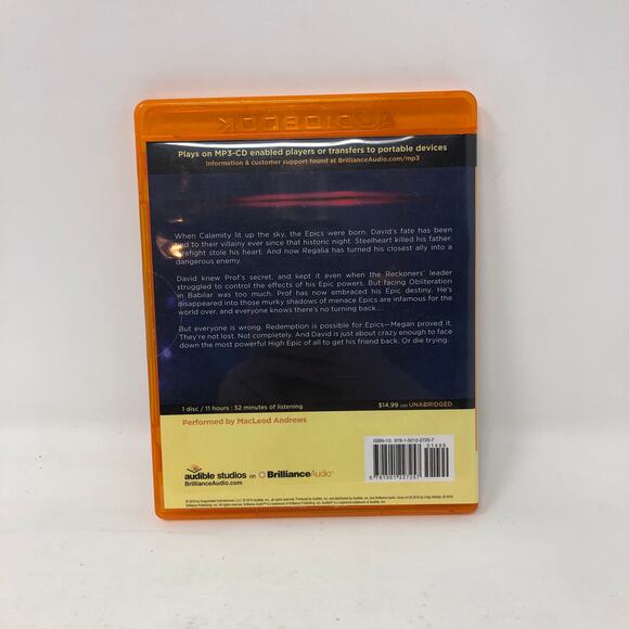 Calamity by Brandon Sanderson: Audiobook MP3 Book 3 The Reckoners Very Good - Picture 2 of 5